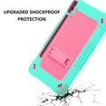 thumbnail image 3 of FIEWESEY Case for Samsung Galaxy Tab S10+ Plus 2024 / Tab S9 Plus Case 12.4 inch 2023 Kids Friendly Protective Case with Kickstand S Pen Holder Shoulder Strap for Galaxy Tab S10+ S9+ (Green Pink), 3 of 6