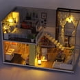 thumbnail image 4 of Dollhouse Model, Assembly Models Toy Gift Miniature Doll House  For Family For Bedroom, 4 of 8
