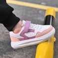 thumbnail image 6 of LYHaoo Kids Girls Lightweight Sneakers Soft Insole Hook and Loops Running Walking Shoes School Outdoor Play Shoes,Purple,Sizes 10.5(6.85") Little Kid, 6 of 7