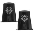 thumbnail image 4 of FENGGUIQU 2Pcs Portable Guitar Humidifier Black Plastic Sound Hole Moisture Control Accessory, 4 of 7