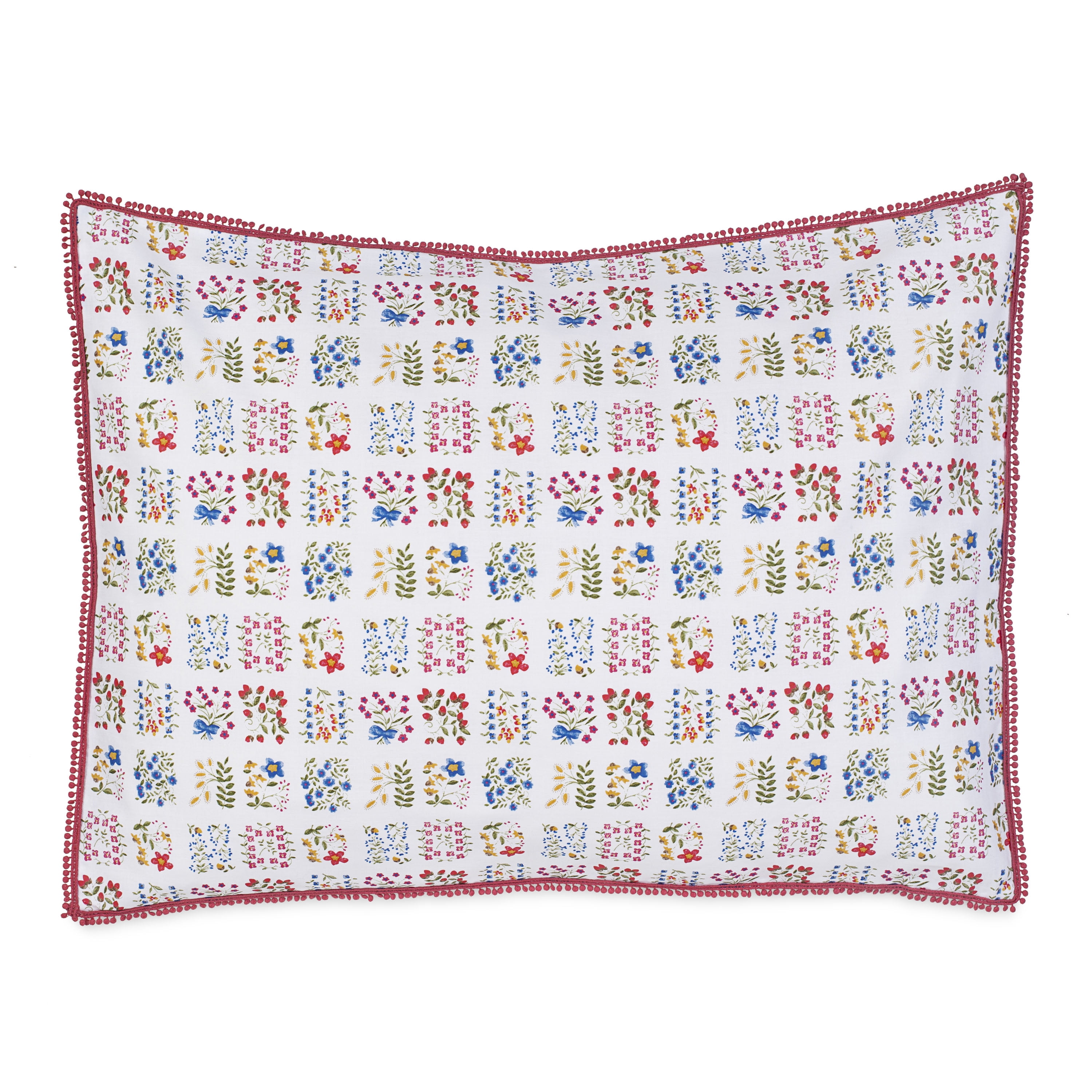 Lady Pepperell Eloise Floral Comforter Set, Twin/Twin XL, Red