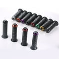 thumbnail image 4 of 1 Pair Motorcycle Hand Grips Handlebar Throttle Grips Anti-slip Handle Decoration Modified Parts For Scooter, 4 of 9