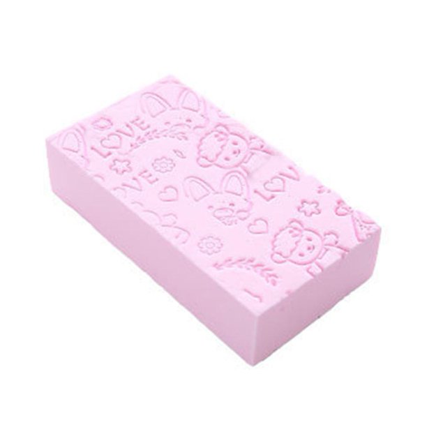 Esponja de baño exfoliante corporal masajeador de piel muerta cepillos de limpieza (rosa) Likrtyny Para estrenar