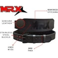Weight Lifting Belt Genuine Leather 4 Inches Wide 8mm Thick Padded
