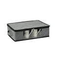 thumbnail image 1 of Coffee Cup Storage Box, Mug Organizer, Tea Cup Storage Bag, Nylon Spandex Material, Large Capacity Cup Holder, Foldable Cup Storage, Zipper Closure, Carrying Handle, 1 of 6