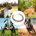 thumbnail image 5 of FloreceBien Collar de cadena de metal dorado collar de cadena para mascotas joyería y accesorios ajustables para mascotas, 5 of 5