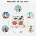 thumbnail image 6 of FORMRS Boys Swim Trunks Quick Dry Mesh Liner Boardshorts Sizes XS-XL, Beige Christmas Candy Canes, 6 of 7