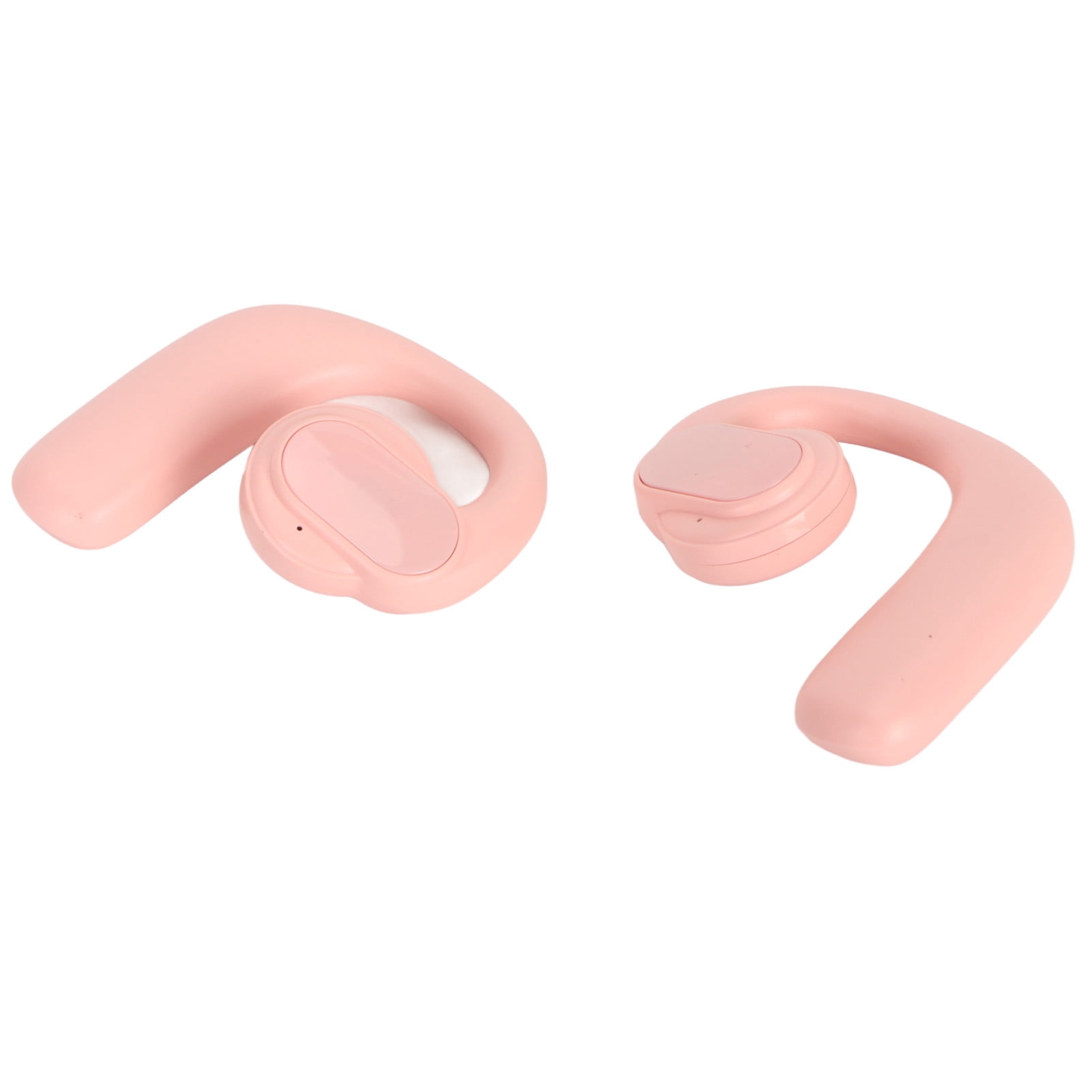 Wireless Earbuds, Sports Earbuds 16 Mm Speakers Open Ear with Charging Case for Cycling for Calls Pink