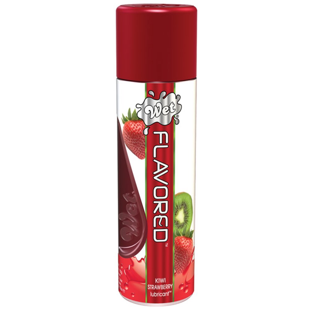 Wet Flavored Lube Strawberry Kiwi 3.6 Fl. Oz