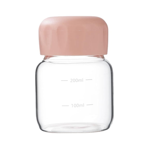 Glass Water Bottle, 300ml Capacity, 4.33x2.75 in, Leak-Proof Design for Daily Hydration, Perfect for Office, Gym, or Travel