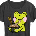 thumbnail image 3 of Instant Message - Kawaii - Ramen Noodles For Frog - Women's Short Sleeve Graphic T-Shirt, 3 of 6