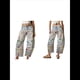 thumbnail image 3 of Vaqueros Rectos, Holgados, Informales, de Tiro Medio y Pierna para Mujer, Estilo Boyfriend Y2K, Pantalones Cortos de Mezclilla Caricatura XXL, 3 of 6
