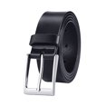 thumbnail image 1 of Qarigey Cinturón premium para hombre - Versatilidad y durabilidad en Cinturones de cuero de vaca para hombre Fácil de usar black3.5cm 110cm Type3 NO3, 1 of 6