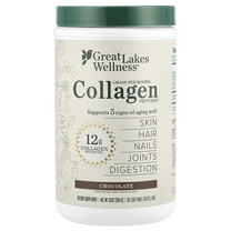Great Lakes Wellness Grass-Fed Bovine Collagen Peptides, Chocolate, 10 oz (284 g)