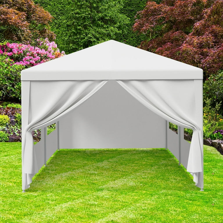 ZenSports 10'x20' Waterproof Outdoor Gazebo Canopy, Wedding Party Tent, Storage Shelter, White - Walmart.com ZenSports 10'x20' Waterproof Outdoor Gazebo Canopy, Wedding Party Tent, Storage Shelter, White - Walmart.com