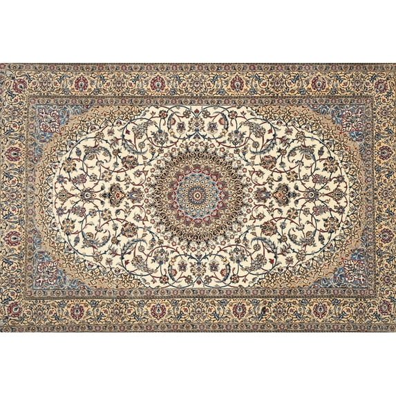 Ahgly Company Indoor Rectangle Traditional Deer Brown Area Rugs, 4' x 6'