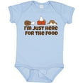 thumbnail image 3 of Inktastic I'm Just Here for the Food Boys or Girls Baby Bodysuit, 3 of 5