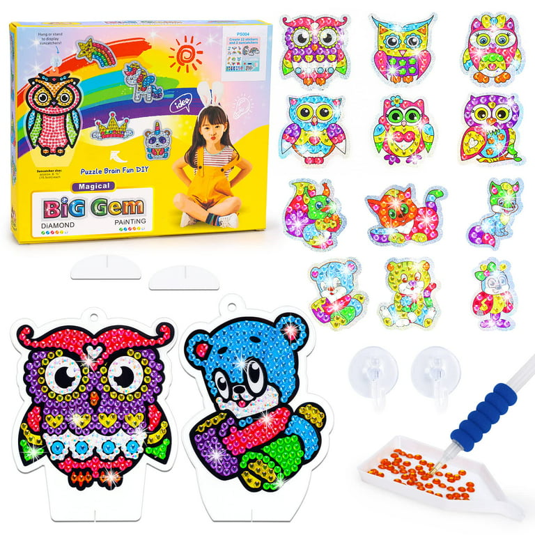 Craft Kits for 5-6-7-8-9-10 Year Old Boy Girl Gift Ideas: Kids Diamond Painting  Kits for Kids Teens Girls Gifts 6-8 8-12 Years Old Diamond Art Kit Girls Toys  Age 4-10 Handmade Crafts