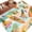 Pink, variant on Summer Surfboard Area Rug 5x8 Washable Rug Non Slip Tropical Pineapple Palm Flower Colorful Stripes Large Area Rug Soft Stainresistant Carpet for Living Room Bedroom Home Office Dining Room Nursery