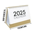 Lilixerw Clearance 2025 Desk Calendar,Flip Desktop Calendar 2025,Memo Pages, Stand up Desk