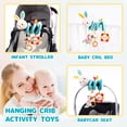 thumbnail image 4 of Asiento de coche Toys Koty Baby Spiral Peluche Toys Rabbit 0-6M, 4 of 6