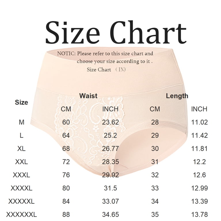 Women's Breathable Mid-High Waist Lace Spliced Underwear Soft