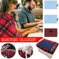 thumbnail image 2 of Gaecuw 35"X24" Portable Heated Blanket Christmas Clearance Sales Deluxe Heated Blanket Heated Blanket Battery Operated Deluxe Heated Blanket for Home & Office and Outdoor(Multicolor, Cloth), 2 of 6