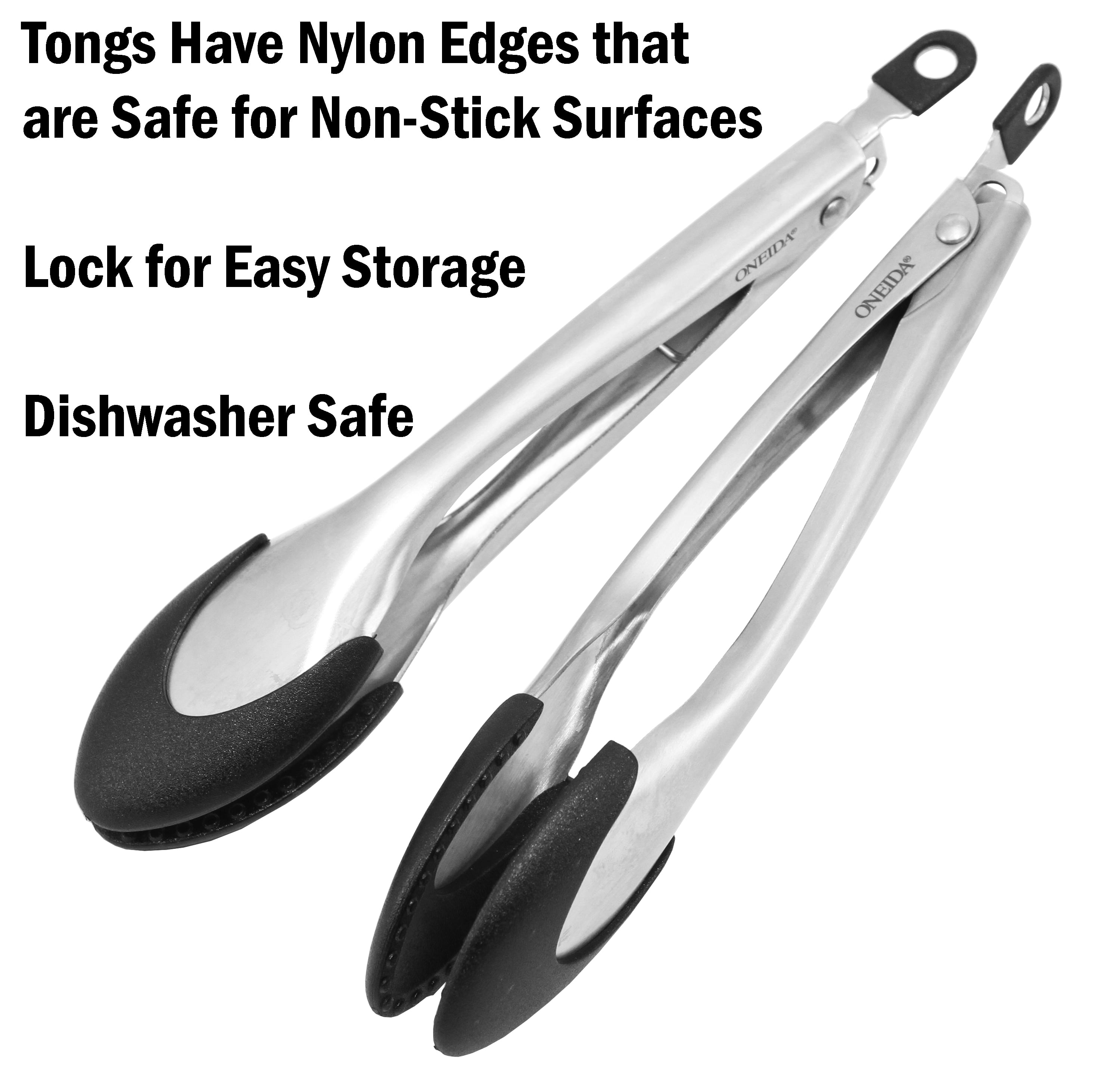 OXO Large Nylon and Stainless Steel Tongs + Reviews