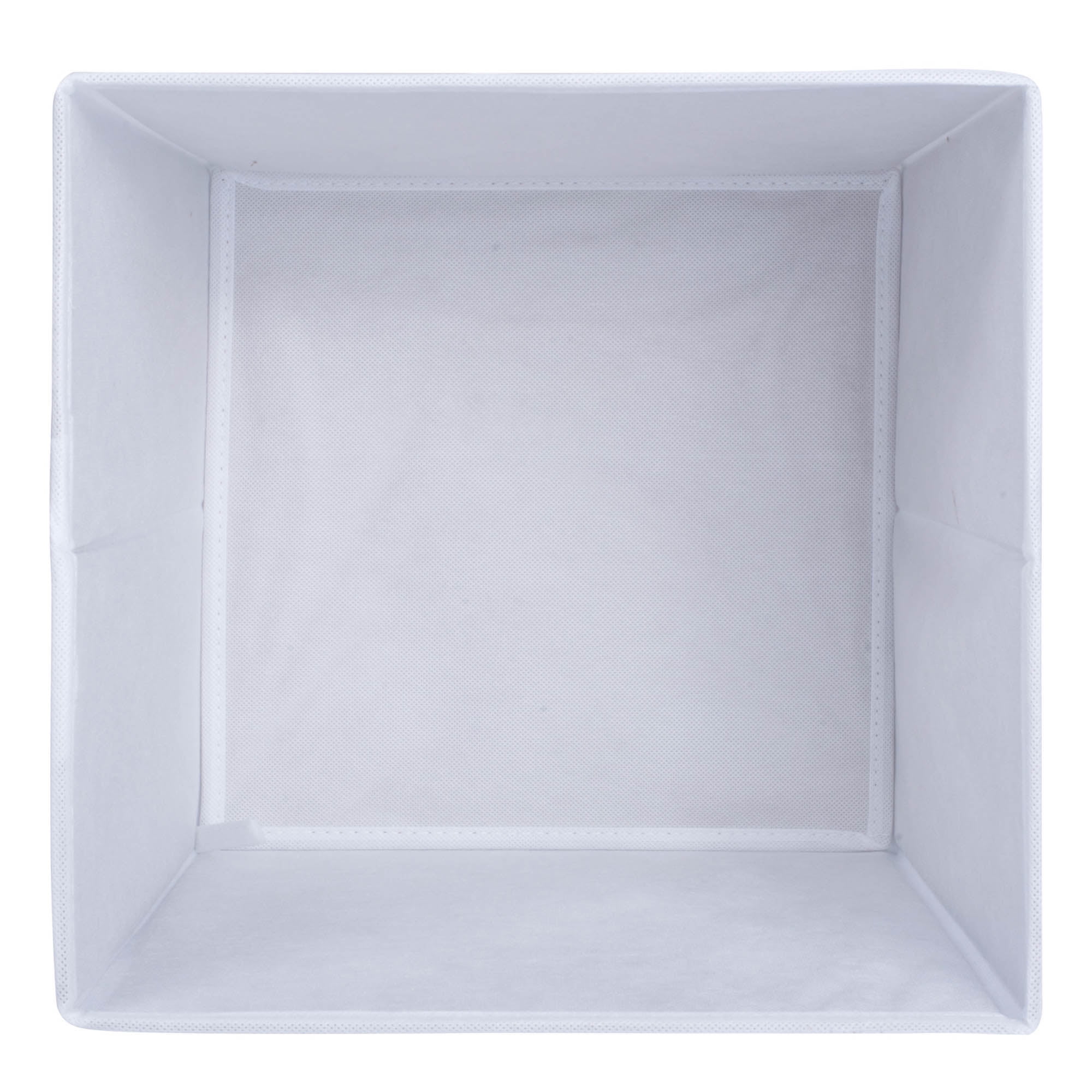 DII Non Woven Fabric Storage Bin Organizer Cube, Small Set, 11x11x11", White, 2 Piece