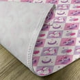 thumbnail image 5 of Ambesonne Owls Place Mats Set of 4, Sleeping Birds Moon Stars, Standard Size, Pink Lavender, 5 of 6