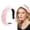 Pink, variant on Comdrip Women Elegant Lightweight Headband Velvet Padded Hair Accessories Vintage Wide Boho Style Band Head Hair Bands Army Green