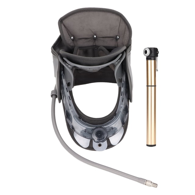 Dispositivo de tracción cervical inflable y ajustable para aliviar el dolor de cuello, herramienta de corrección y estiramiento.