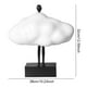 thumbnail image 2 of Ounissouiy Estatua de nube de resina para oficina, escuela, sala de estar, armario, decoración, de personaje, adorno artesanal Simple moderno Decoración del hogar Ounissouiy HA063390-00B, 2 of 6