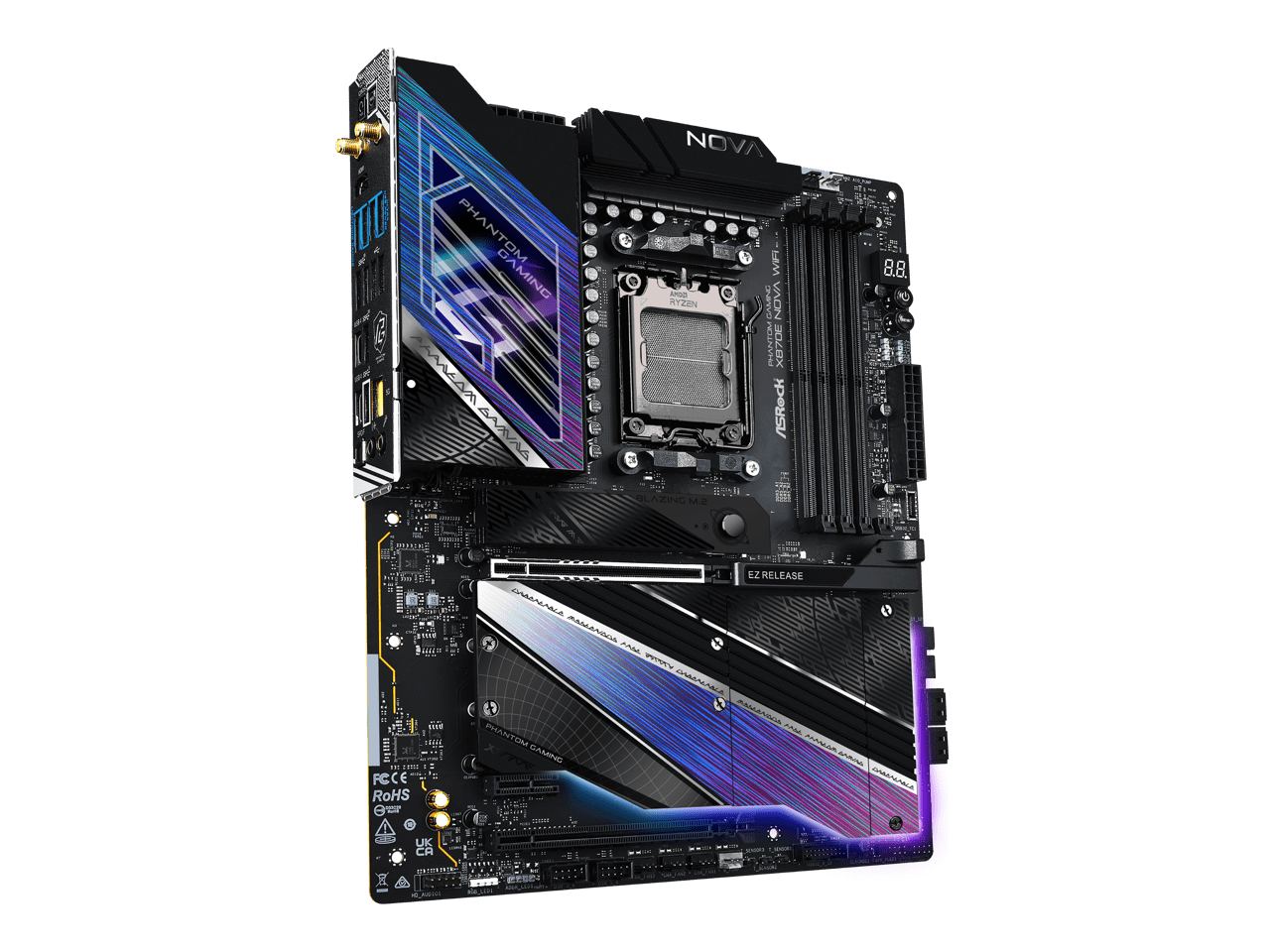 ASRock X870E NOVA WIFI AM5 AMD X870E SATA 6Gb/s ATX Motherboard