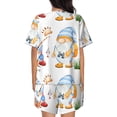 thumbnail image 6 of Sigee Gnome Camping Fishing for Sleepwear Casual Pjs with Pockets Women's Pajamas Sets Shorts 2 Piece Short Sleeve Lounge Sets Small, 6 of 9