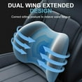 thumbnail image 5 of Car Headrest & Lumbar Support Set - Ergonomic Neck Pillow & Back Cushion for Pain Relief, Memory Foam, 5 of 7