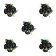 thumbnail image 1 of Moyic Peonías artificiales Flores de seda Ramo falso Rosas de imitación Florales para jarrón Centro de Centro comercial Hotel Negro Type2 NO2, 1 of 6