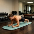 thumbnail image 4 of Solid Color Silica Mud Elliptical Yoga Mat, Non Slip Quiet Shock Absorbing Fitness Floor Mat, Thick Exercise Mat for Yoga Pilates Workout Home Gym Training, 4 of 6