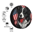 thumbnail image 4 of Easygdp Independence Day Collie Wheel Cover,Spare Tire Cover,4-17in Spare Tire Cover Universal Fit for Trailer, Car, Truck, SUV, Jeep-15 inch, 4 of 6