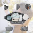 thumbnail image 4 of Organizador de pañales para cochecito WEIHJMXG ajuste universal color gris, 4 of 5