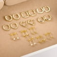 thumbnail image 7 of Lancharmed Gold Plated Earrings For Women and Men, 7 of 7
