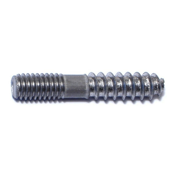 5/16"-18 x 1-3/4" Plain Steel Coarse Thread Hanger Bolts HBS-150 (100 pcs.)