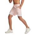 thumbnail image 2 of Men's Active Sweatpants with Inner Layer Athletic Running Shorts 2 in 1 Gym Workout Fitness Phone Pocket Drawstring Shorts, 2 of 9