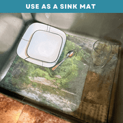 Flow-Through Adjustable Decorative Sink Cover 20 x 30 Sunshine Stream