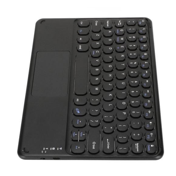 Magnetic Keyboard, USB Interface Black Support Multiple Touch Gestures 10 Inch Wireless Touchpad Keyboard Ultra Thin Quiet with Touchpad for Computer