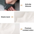 thumbnail image 2 of Womens Running Athletic Non Slip Line Flat Boat Socks, 2 of 5
