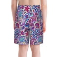 thumbnail image 3 of Cauagu Cute Nautical Print Swim Trunks for Men,Youth Boys Swim Shorts Compression Liner Beach Shorts Boys' Swimming Shorts 7-20 Years Bathing Suit-Medium, 3 of 7