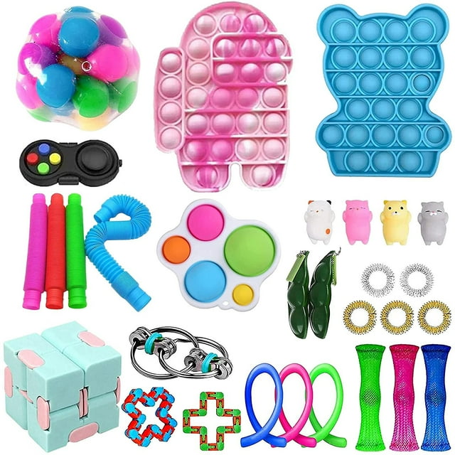 Juguete sensorial Push Bubble Fidget para aliviar el estrés del autismo