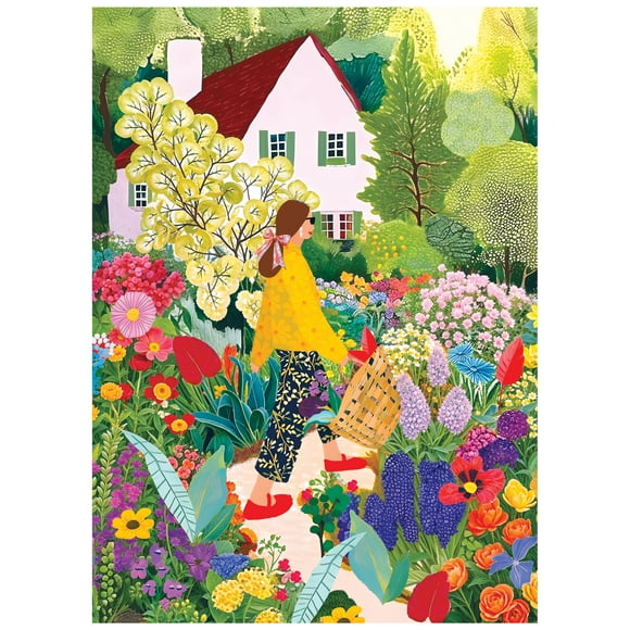 RoseArt - Soft Touch 1000 pièces - Cueillir des fleurs- Puzzle emboîtable pour adulte