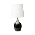 thumbnail image 2 of ORE International 24" Touch Table Lamp, Espresso and Silver, 2 of 2